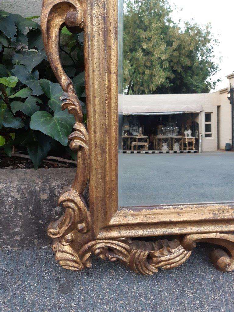 French Gilt Framed Wall Mirror
