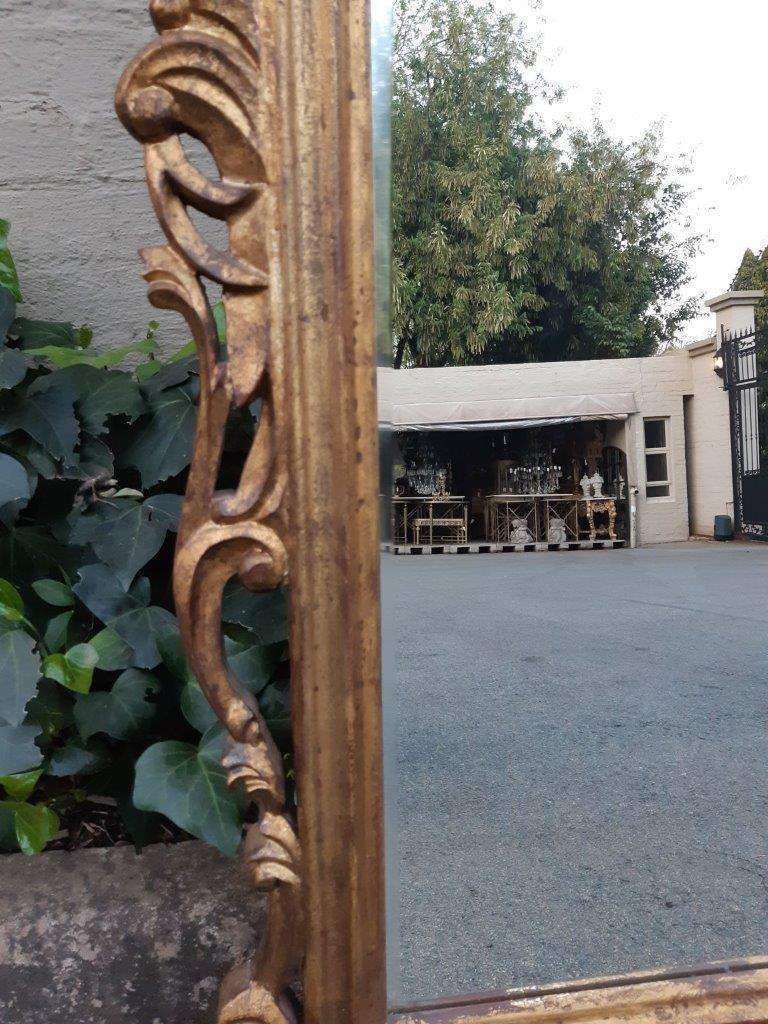 French Gilt Framed Wall Mirror
