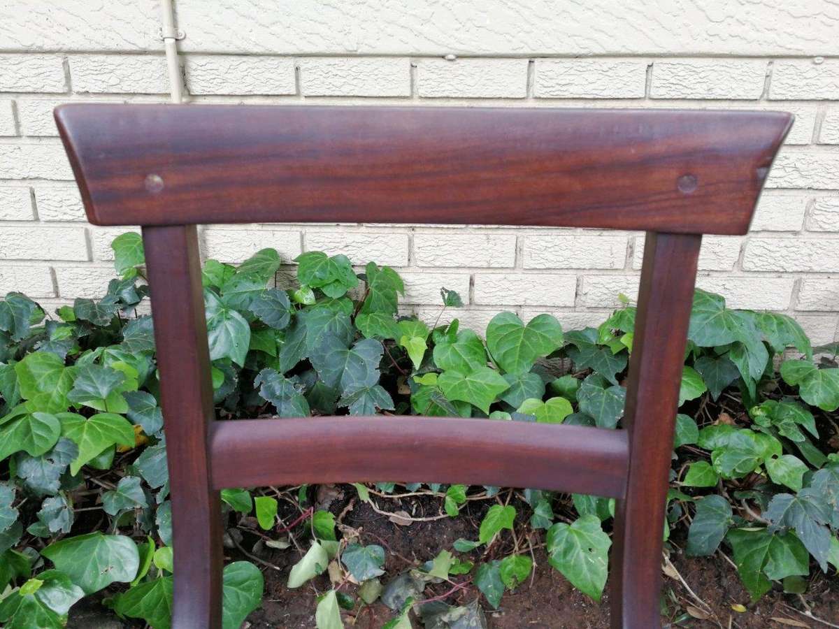 A Pair Of Cape Regency Stinkwood Chairs