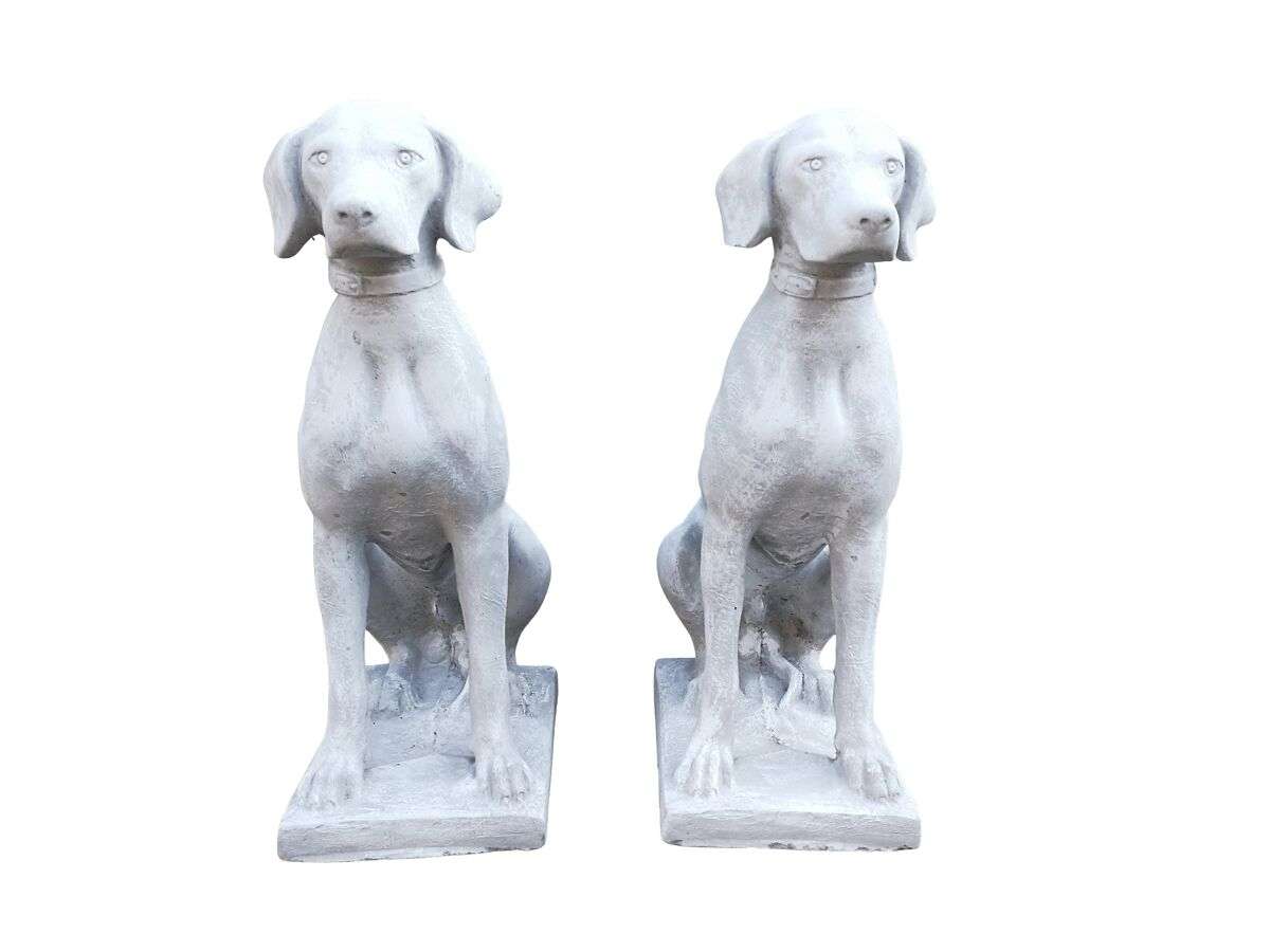 Pair of Concrete Dog (Style 1)