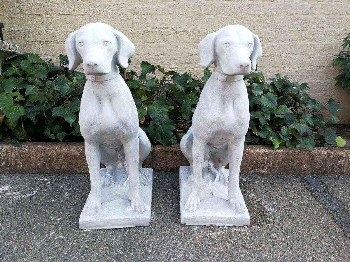 Pair of Concrete Dog (Style 1)