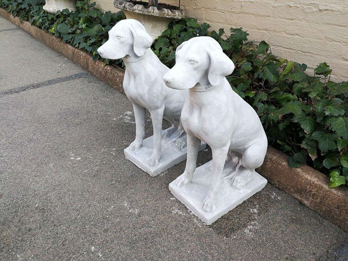 Pair of Concrete Dog (Style 1)