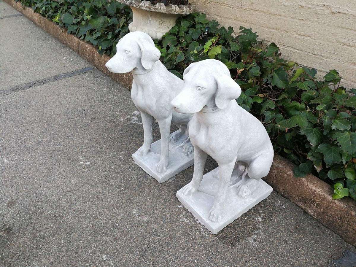 Pair of Concrete Dog (Style 1)