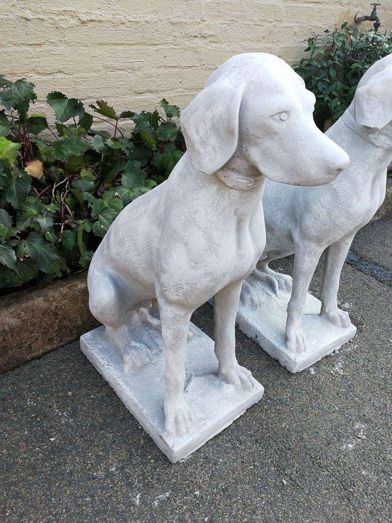 Pair of Concrete Dog (Style 1)
