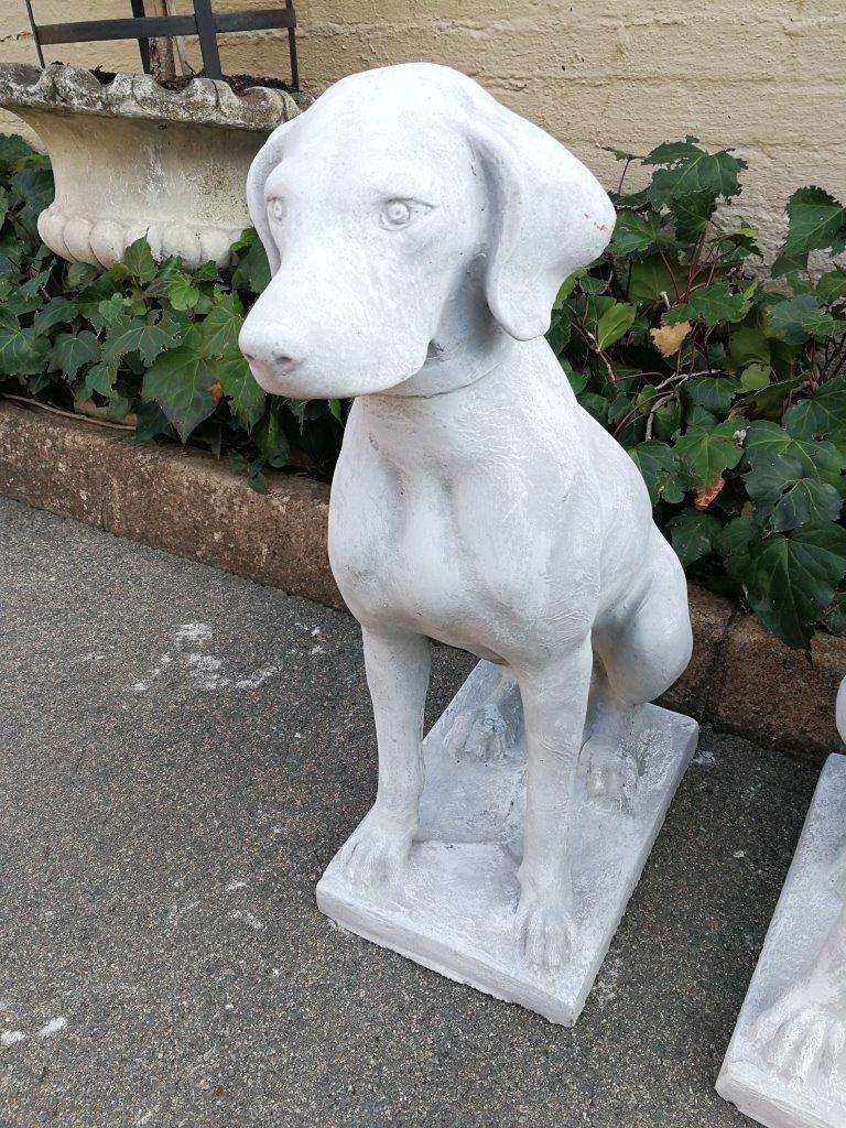 Pair of Concrete Dog (Style 1)