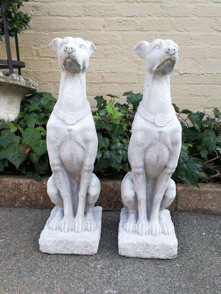 Pair Concrete Dog (Style 2)