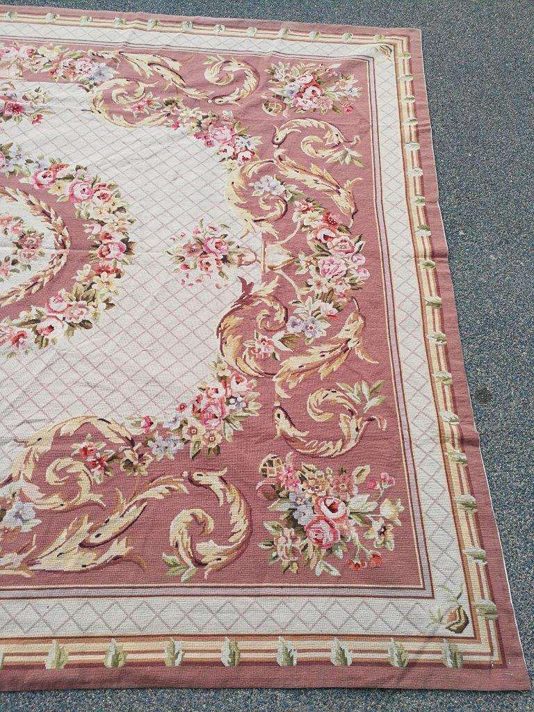 A Handmade French Aubusson Carpet / Rug