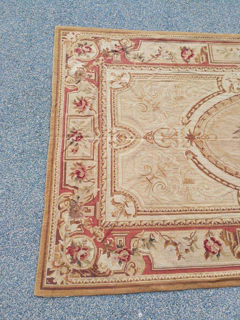 A Handmade French Aubusson Carpet / Rug