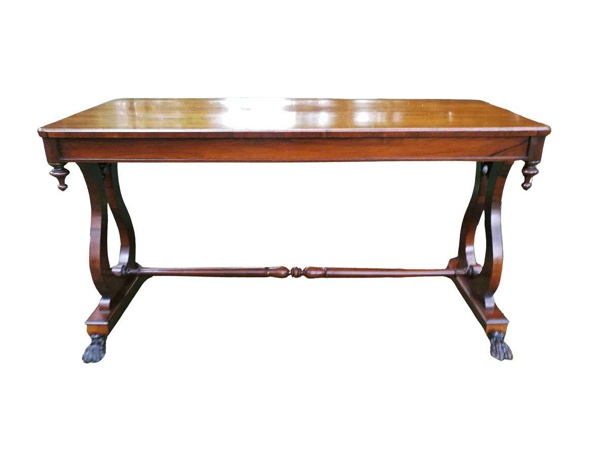 An Early 19th Circa 1820Century William IV Rosewood Library Table