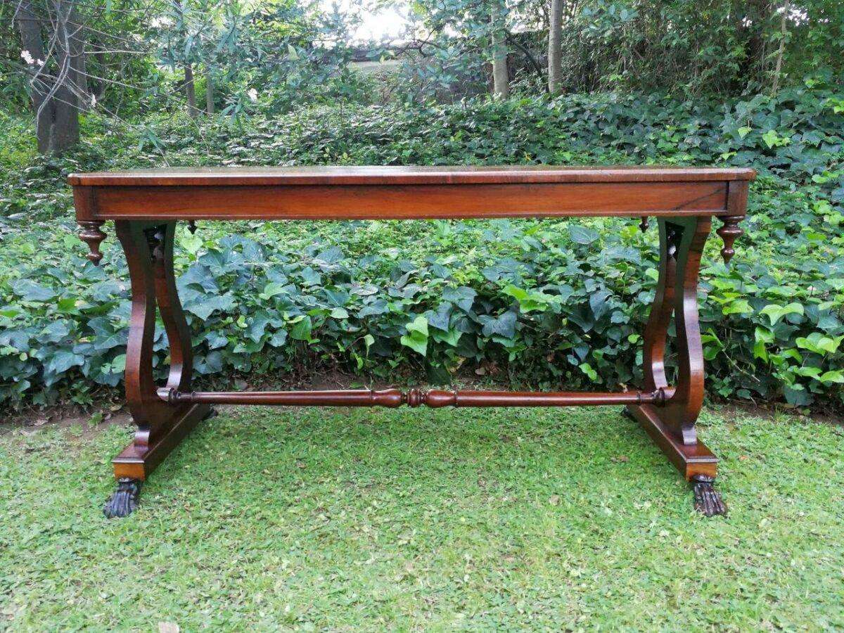An Early 19th Circa 1820Century William IV Rosewood Library Table
