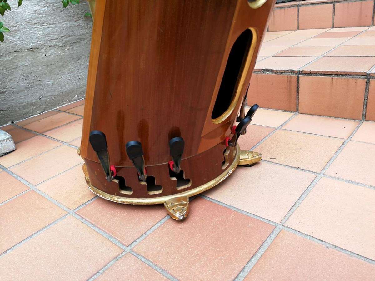 A Highly Decorative And Spectacular Russian Lunacharsky Pedal Harp In Pristine And Playable Cond...