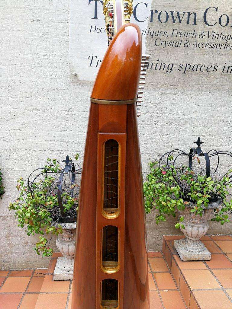 A Highly Decorative And Spectacular Russian Lunacharsky Pedal Harp In Pristine And Playable Cond...