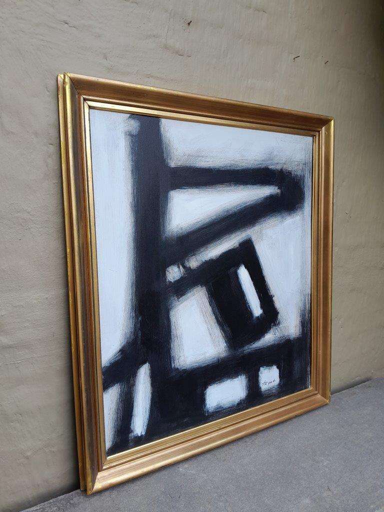 An Abstract Composition Oil On Board