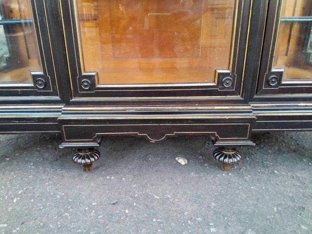 A 19th Century French Ebonised And Gilt Cabinet ND