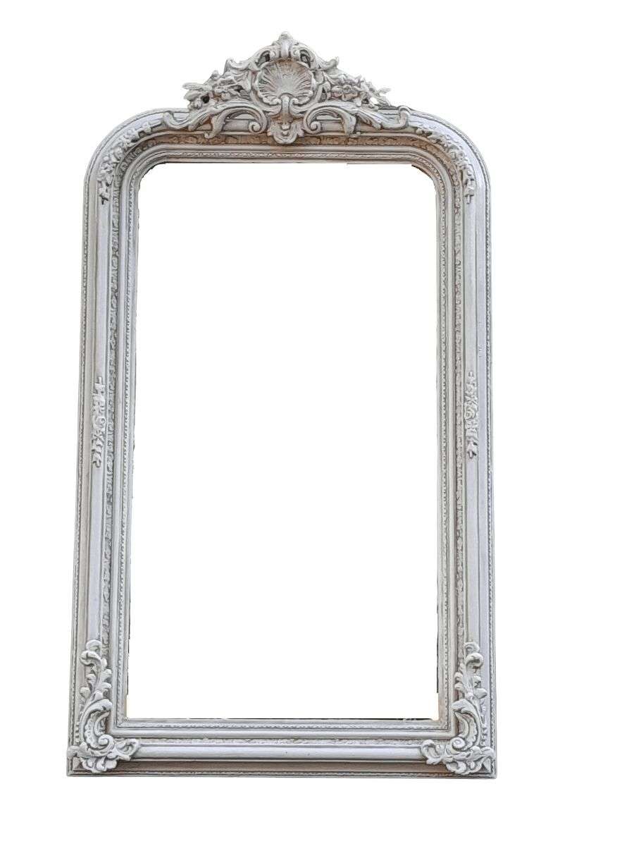 A 20th Century  French  Bevelled Mirror