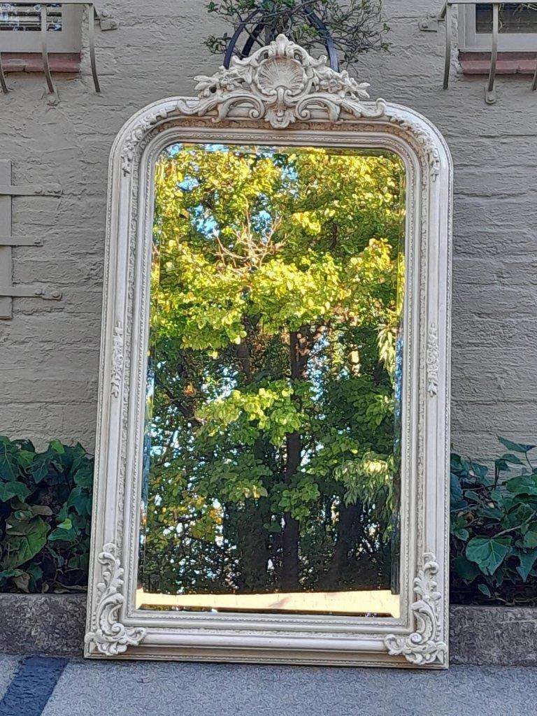 A 20th Century  French  Bevelled Mirror