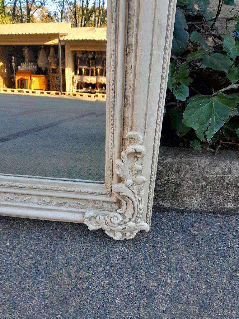 A 20th Century  French  Bevelled Mirror