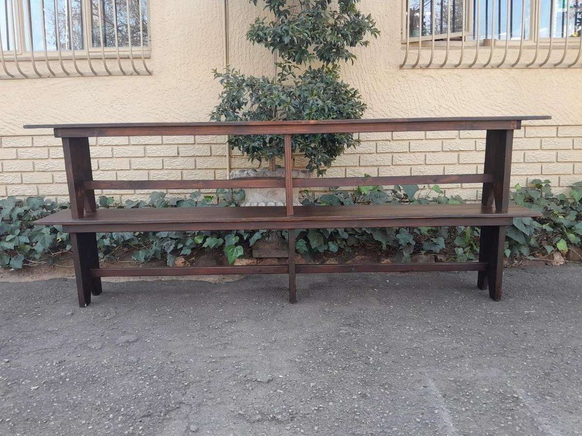 A 20TH Century Pair of Oregon Benches