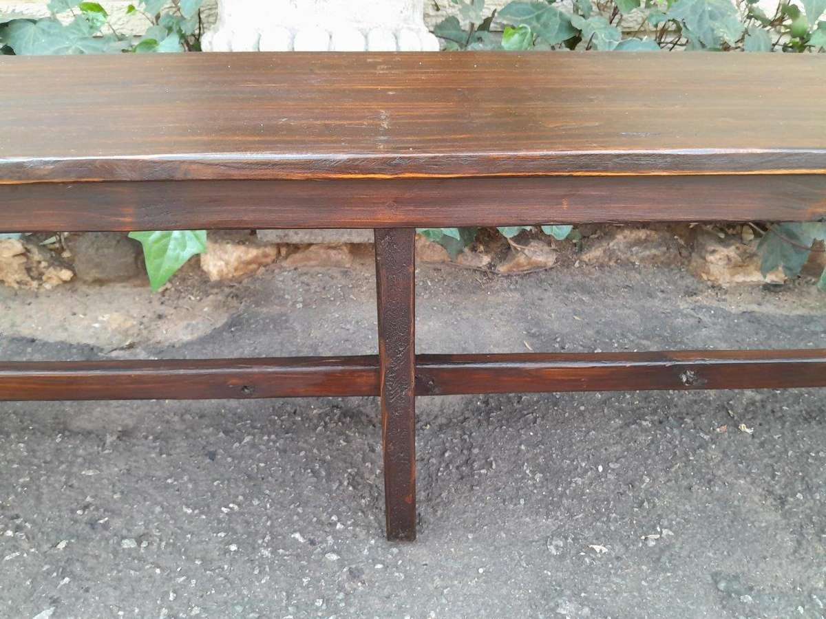 A 20TH Century Pair of Oregon Benches