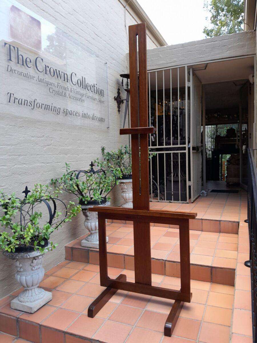 A Decorative Wooden Display Easel