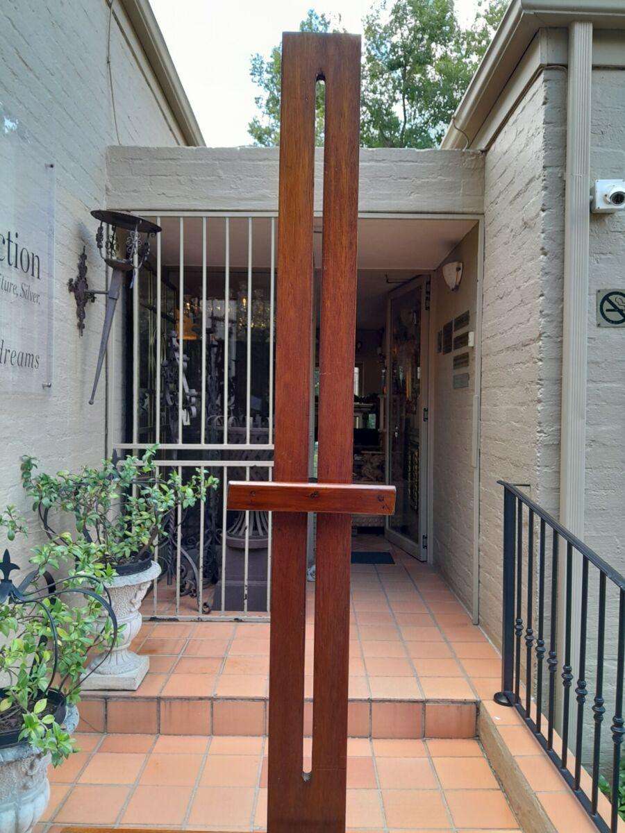 A Decorative Wooden Display Easel