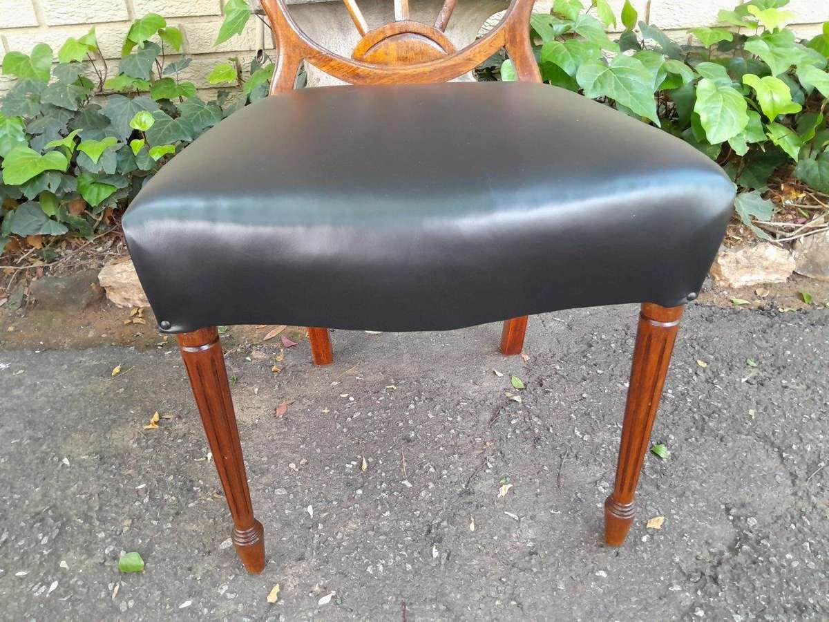 A 20th Century Set Of Eight Regency Style Carved Mahogany Chairs (Comprising Six Dining Chairs An...