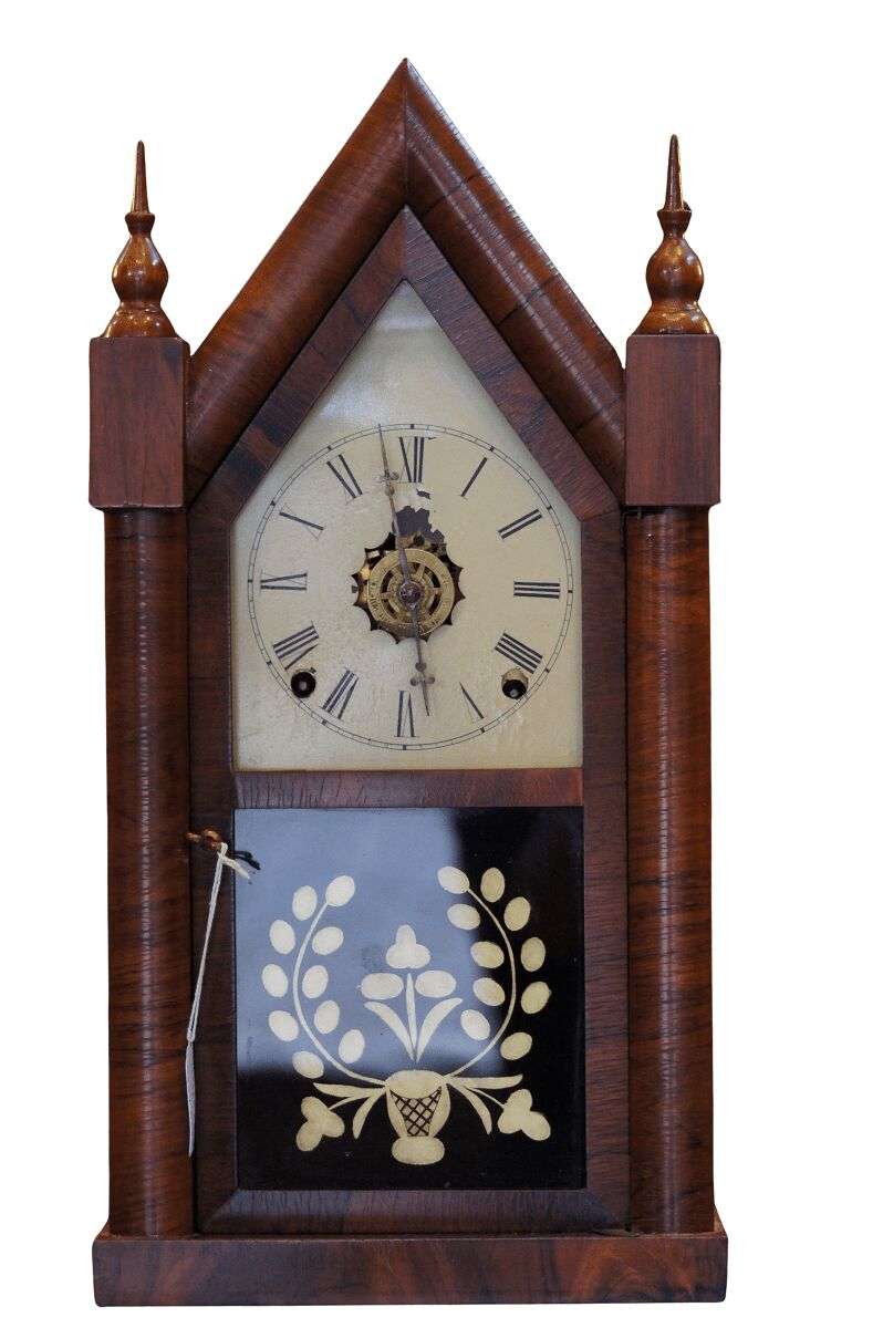 Antique New Haven Steeple Clock