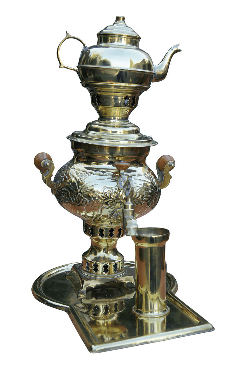 Vintage Brass Samovar - ND