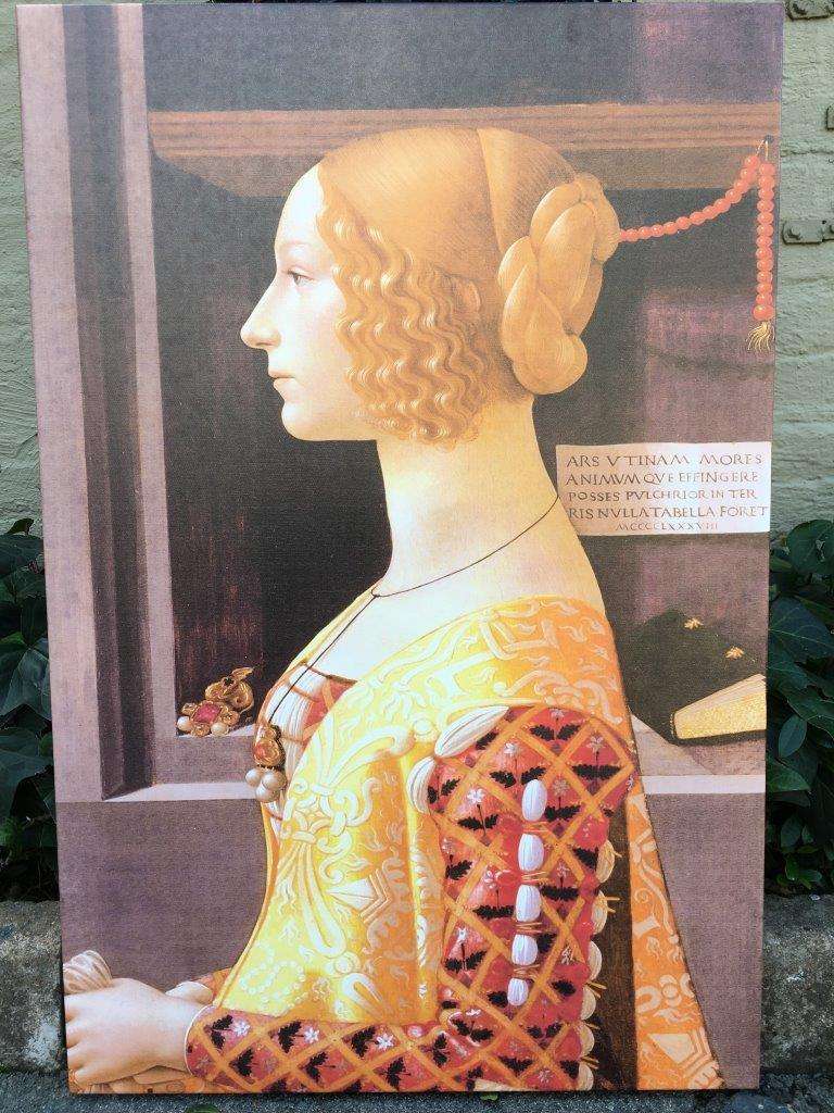 Canvas - Lady with Ringlets