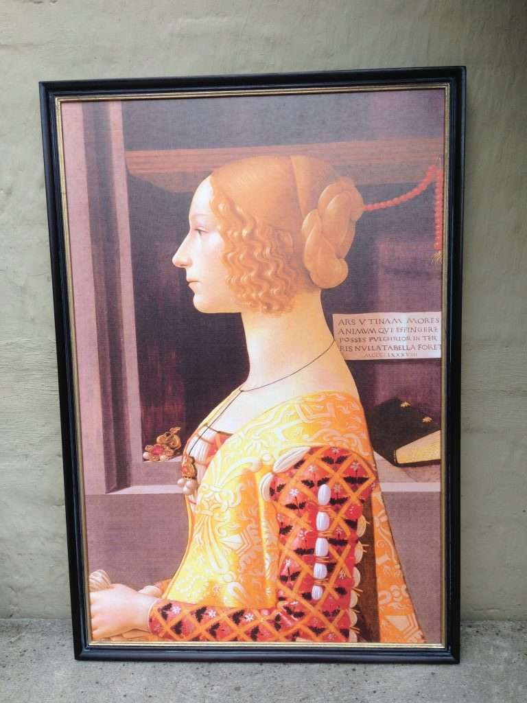 Canvas - Lady with Ringlets