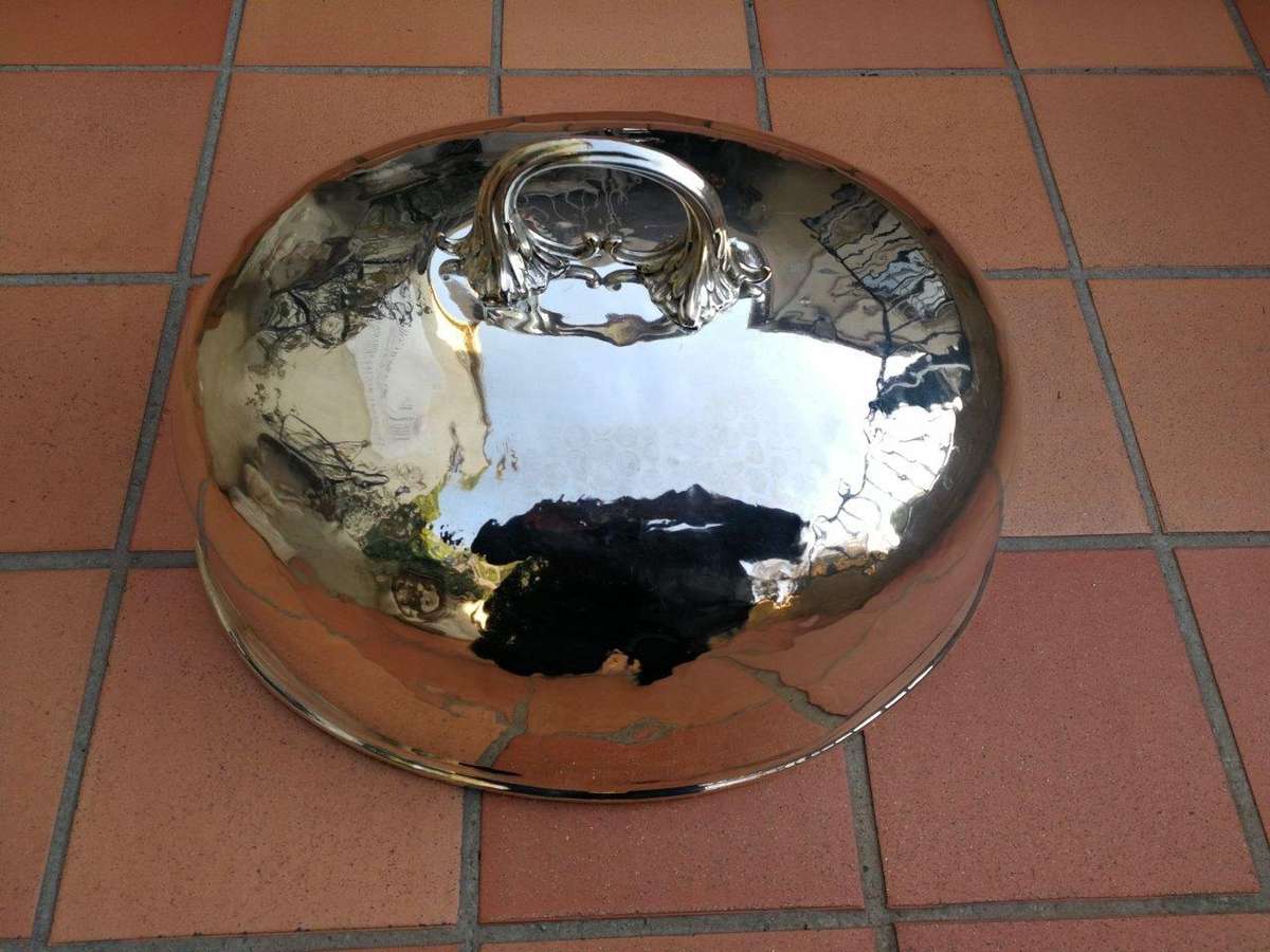 Victorian Silver Plated Food Dome