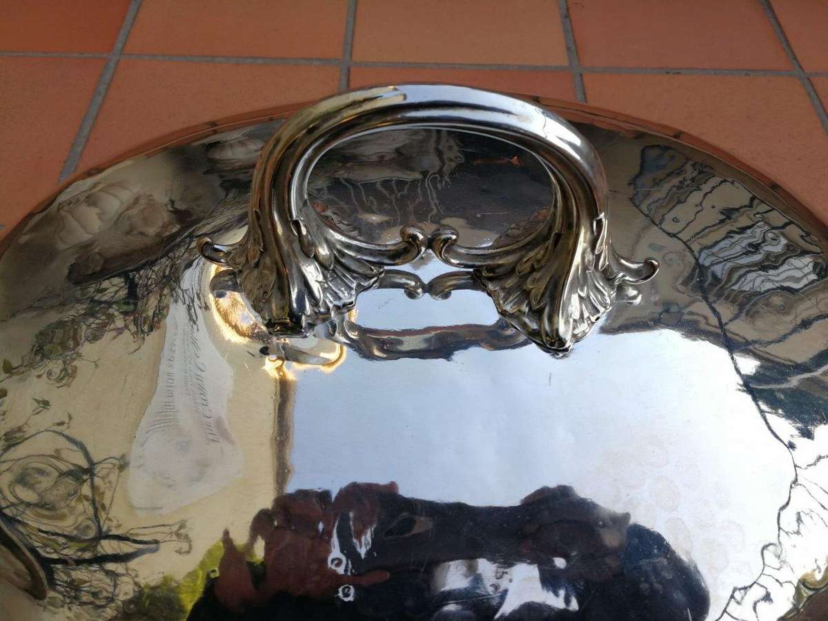 Victorian Silver Plated Food Dome