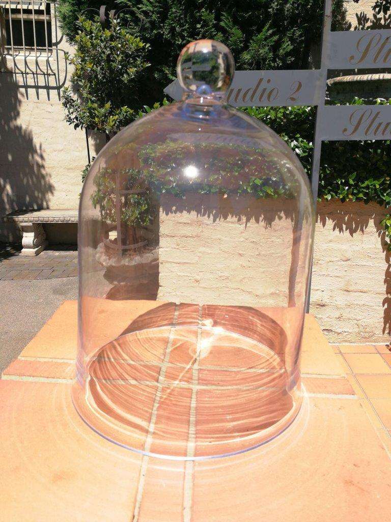 Glass Done Cloche Height 39,5cm
