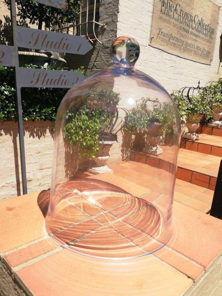 Glass Done Cloche Height 39,5cm