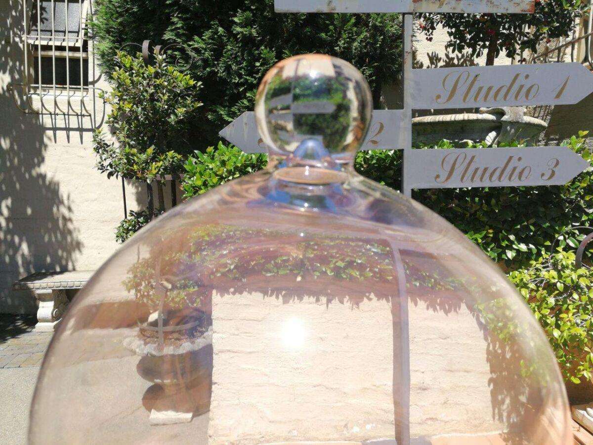 Glass Done Cloche Height 39,5cm