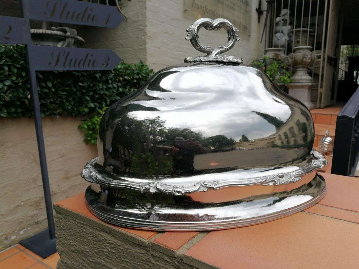 A 20th Century Silver-Plate Food Dome