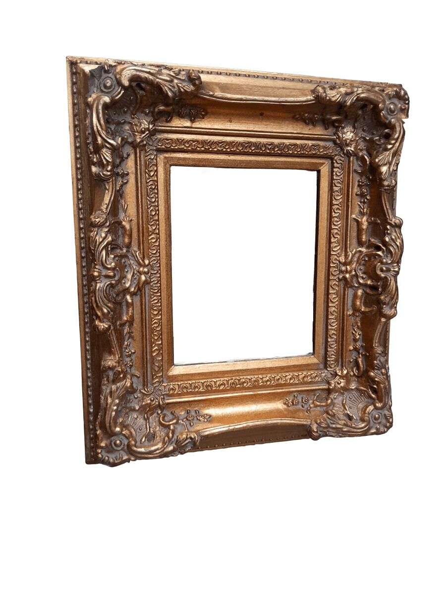 A 20th Century Victorian Style Gilt Painted Mirror