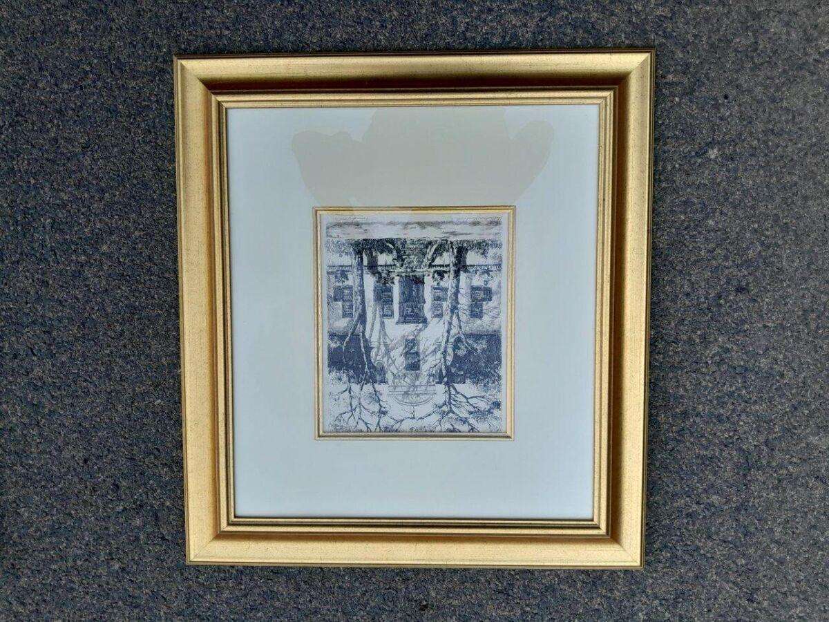 A 20th Century Set Of Four Cape Town Tinus De Jongh Engraving