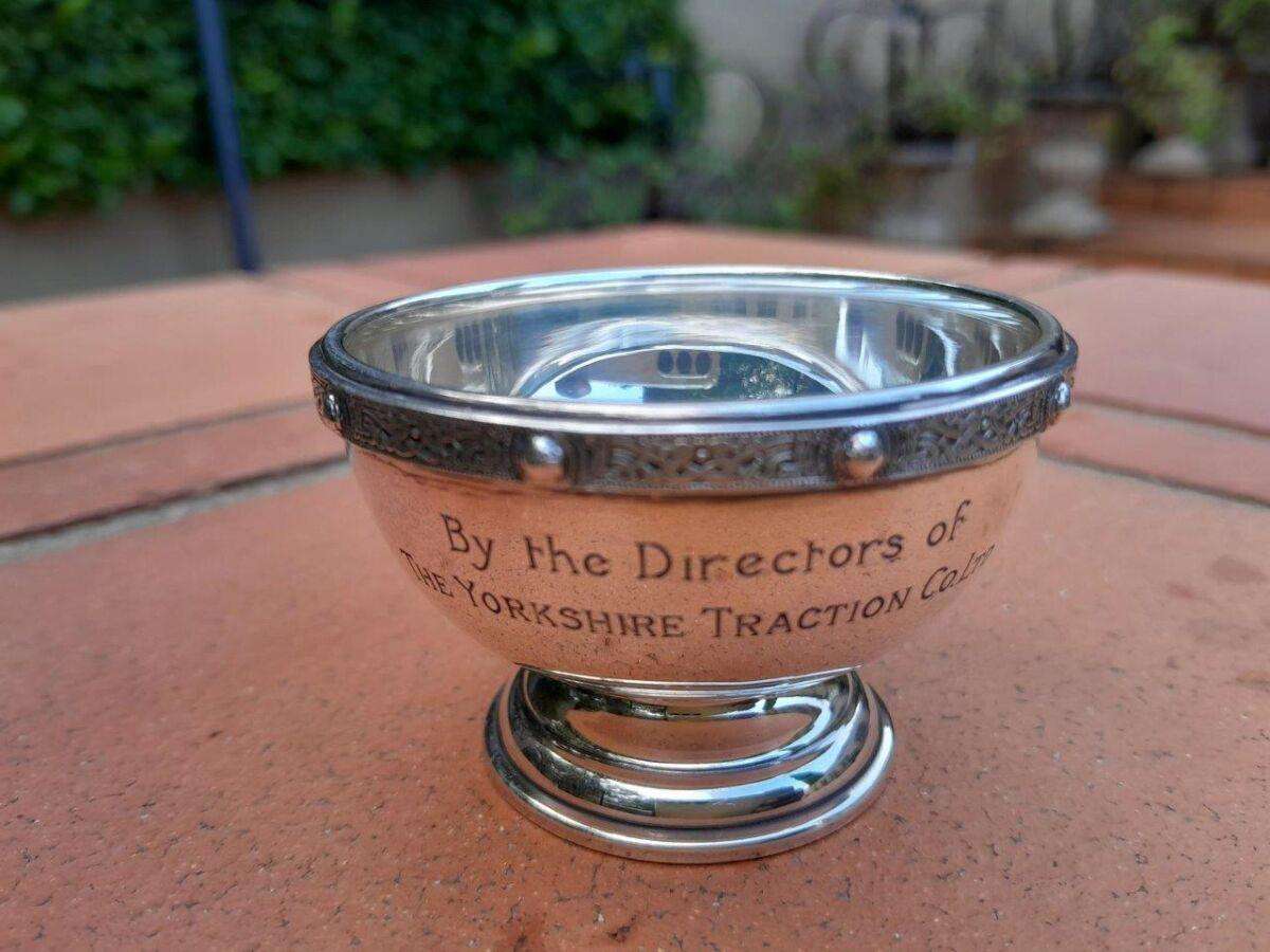 A 20th Century Circa 1965 English Sterling Silver Hallmarked Tea Strainer with Holder - England ...