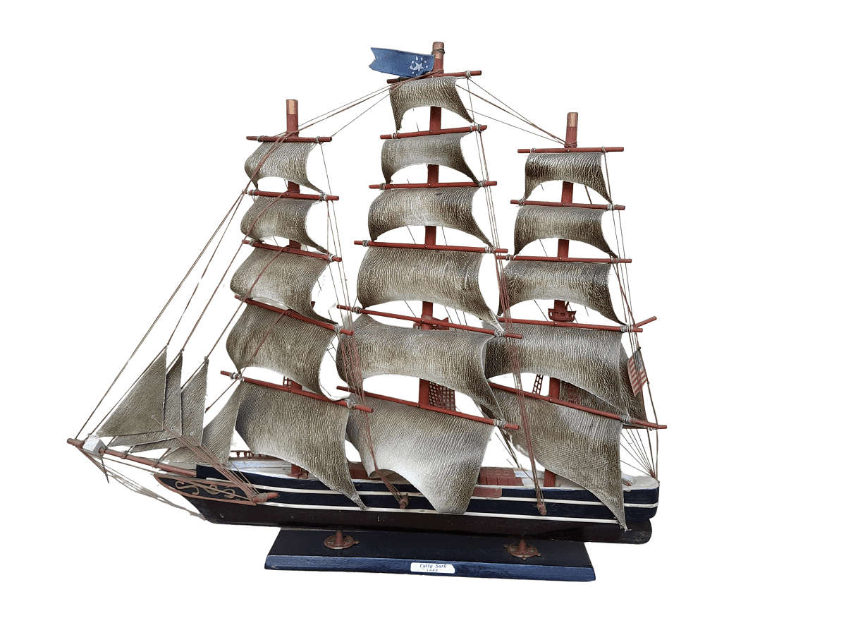 20th Century Model Ship Of Cutty Sark 1869