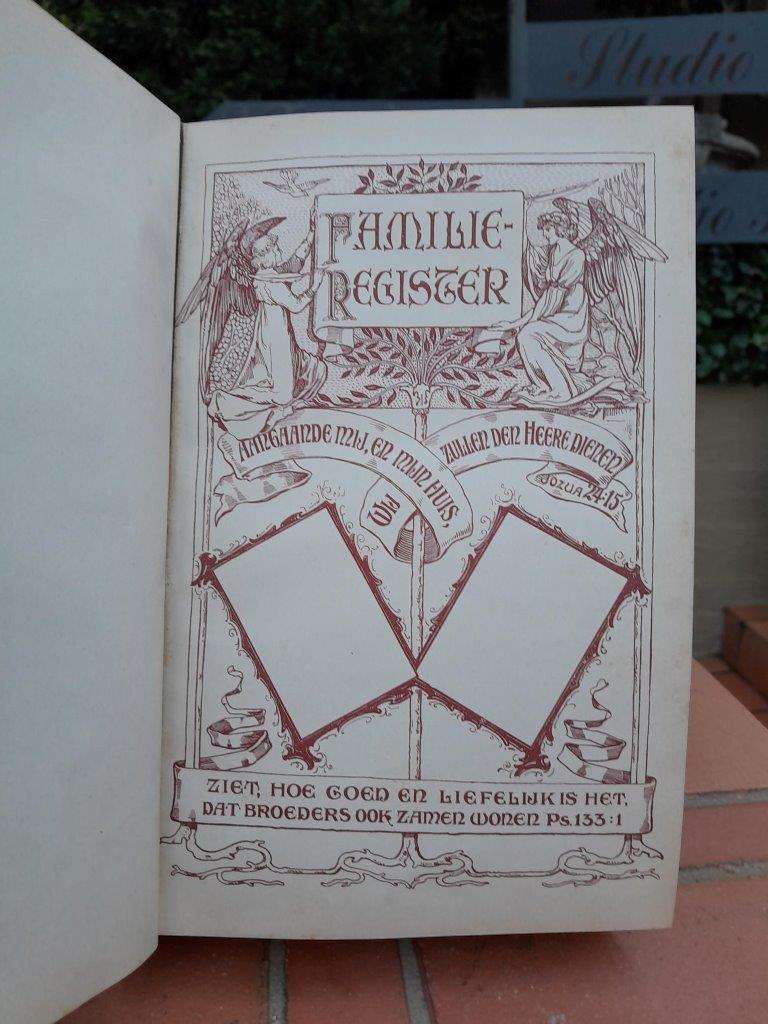 A Leather Bound Bible With Brass Clasps And Mounts