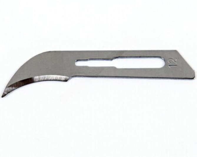 Scalpel Blades/ Surgical Blades No 12 (Pack of 10)