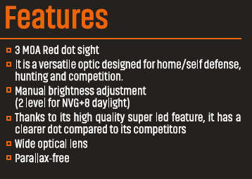 Canik Mecanik Mo2 Versatile Reflex Sight
