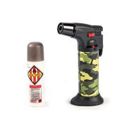 Hyper Flame Gas Torch ZT50 with Refill : Forest Camo