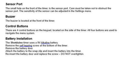 Shotduino Shot Timer v 2.0