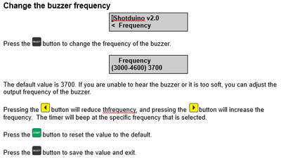 Shotduino Shot Timer v 2.0