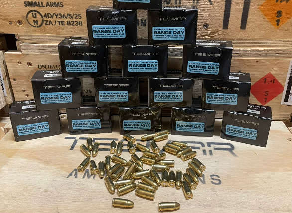 Tesmar9mm P 124gr FMJ x50