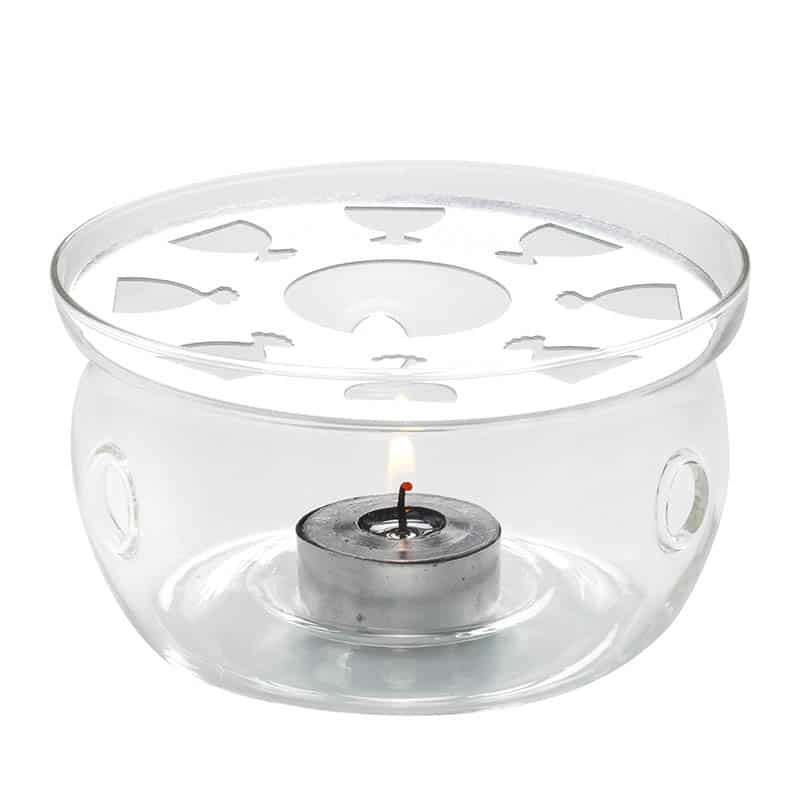 Glass Teapot Warmer - Small 100mm