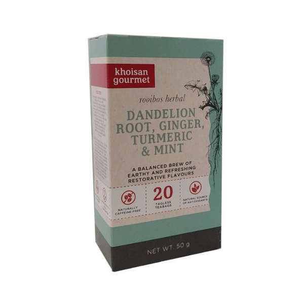 Khoisan -Herbal Dandelion Root, Ginger, Turmeric and Mint