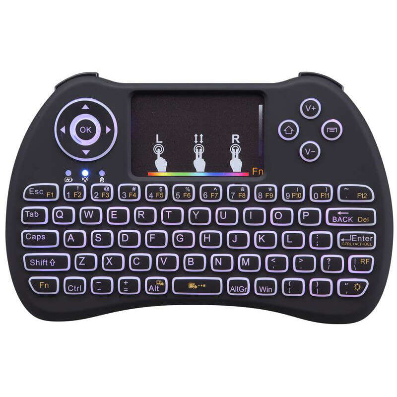 I9 Mini Pro - Wireless Remote Control with Touchpad 2.4G -Multi-color